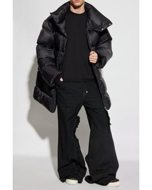 Rick Owens T-Shirt With 'Level T' Logo - Black
