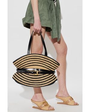 Balmain "Shuffle Medium" Bag - Green