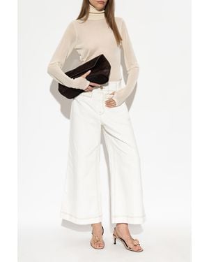 Zimmermann Transparent Turtleneck - Natural