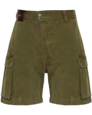 JW Anderson Shorts With Pockets - Green