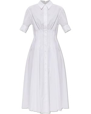 Marni Cotton Dress With Darts - White