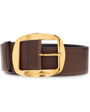 Dolce & Gabbana Leather Belt - Brown