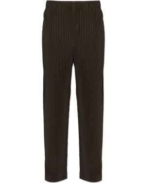 Homme Plissé Issey Miyake Pleated Trousers - Black