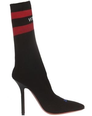 Vetements Stiletto Shoes With A Sock - White