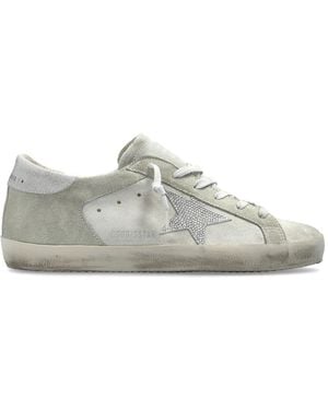 Golden Goose 'Super-Star Double Quarter With L' Sports Shoes - Grey