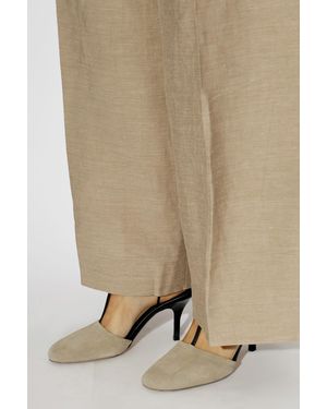 Jacquemus 'Pina' Leather Heeled Shoes - Natural