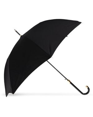 Moschino Patterned Umbrella - Black