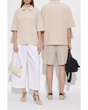 Jacquemus Cotton 'Ruban' Polo - Natural