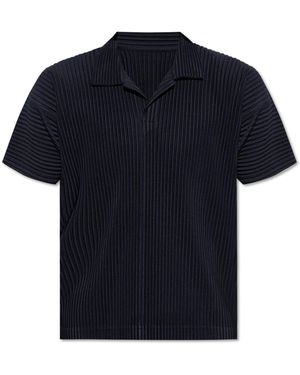 Homme Plissé Issey Miyake Short-Sleeve Shirt - Black
