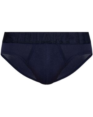 DSquared² Briefs With Logo - Blue