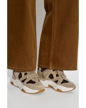 Isabel Marant "Balskee" Wedge Boots - Brown