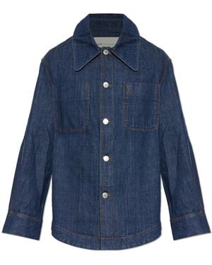 Ami Paris Denim Shirt 'Oversize' - Blue