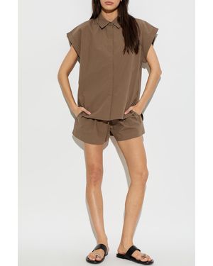 Matteau Cotton Shorts - Brown