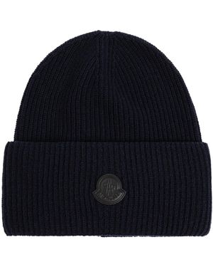 Moncler Woollen Hat - Blue