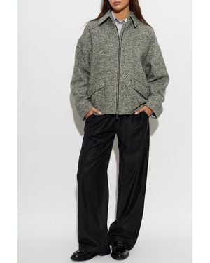 Paul & Shark Wool Jacket With Collar - Gray