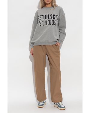 Rethinkit Studios Sweatshirt With Logo - Gray