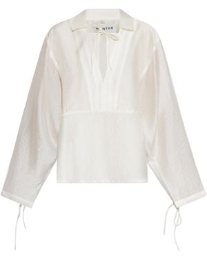 Munthe Top 'Babette' - White