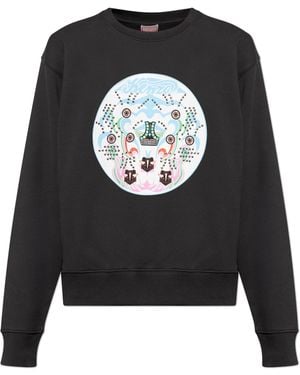 KENZO Sweatshirt With Logo - Black