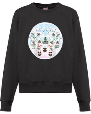KENZO Sweatshirt With Logo - Black
