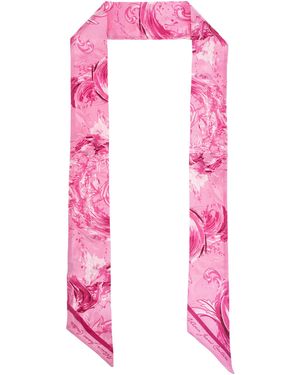 Versace Jeans Couture Silk Scarf - Pink