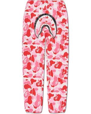 A Bathing Ape Joggers - Red