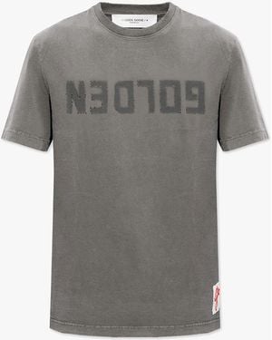 Golden Goose Logo T-Shirt - Grey