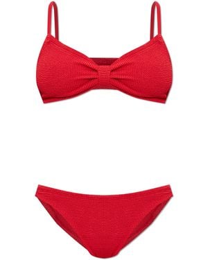 Hunza G Two-Piece Swimsuit "Alicia" - Red