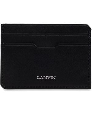 Lanvin Leather Card Holder - Black