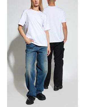 DIESEL T-Shirt T-Adjust-Microdiv - White