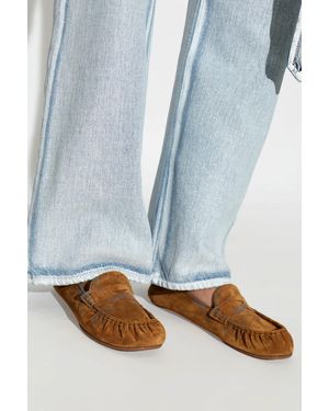 Acne Studios Suede Moccasins - Blue