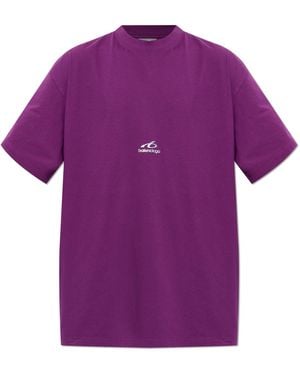 Balenciaga 'Skiwear' T-Shirt - Purple