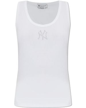 Sporty & Rich Top From The '47 & The New York Yankees' Collection - White