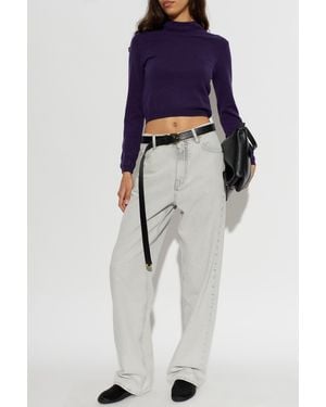 Jil Sander High-Waisted Jeans - Blue