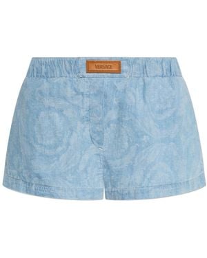 Versace Denim Shorts - Blue