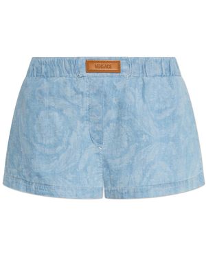 Versace Denim Shorts - Blue