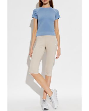 Nike Short Top With Logo - Blue