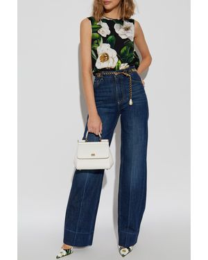 Dolce & Gabbana Jeans With Flared Legs - Blue