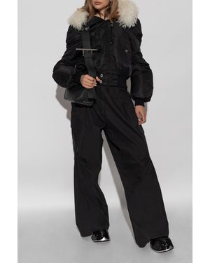 McQueen Jacket Type Bomber - Black