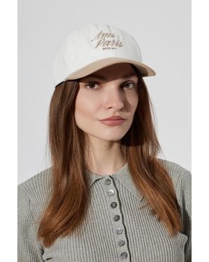 Ami Paris Baseball Cap - Brown