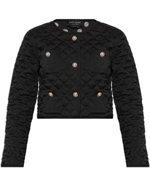 Kate Spade Short Quilted Jacket - Black