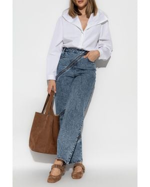 デニム・ジーパン ALAIA BLACK ZIP SPIRAL JEANS Alaia Alaia Black Zip Spiral Jeans | Grailed
