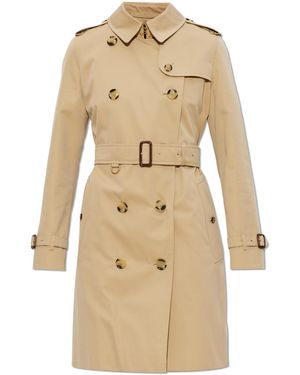 Burberry Kensington Trench Coat - Natural