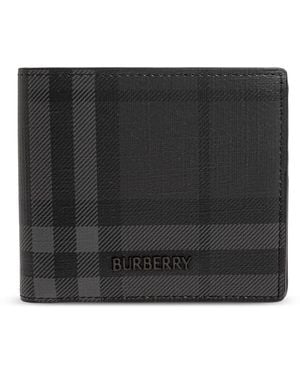 Burberry Wallet With Logo - Black
