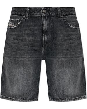 DIESEL 'D-Fin' Denim Shorts - Grey