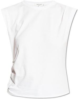 Rag & Bone Sleeveless T-Shirt - White
