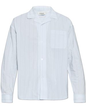 FRAME Striped Shirt - White