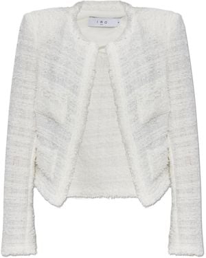 IRO Tweed Blazer 'Safira' - White