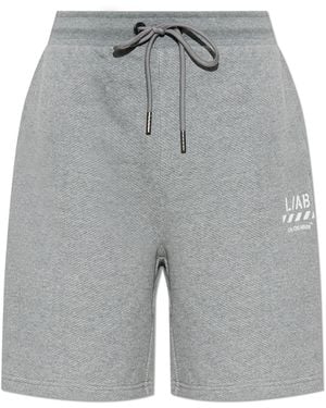 LAB C.O. OFF WHITE Long Sleeve T-Shirt - Grey