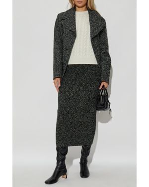 Sportmax Double-Breasted Coat "Olaf" - Black