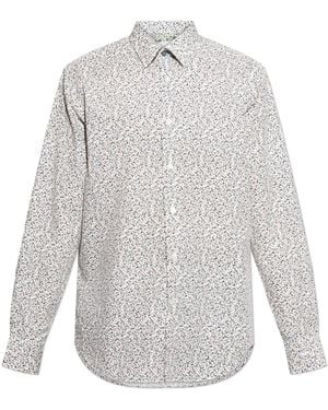 Paul Smith Shirt With Floral Motif - White